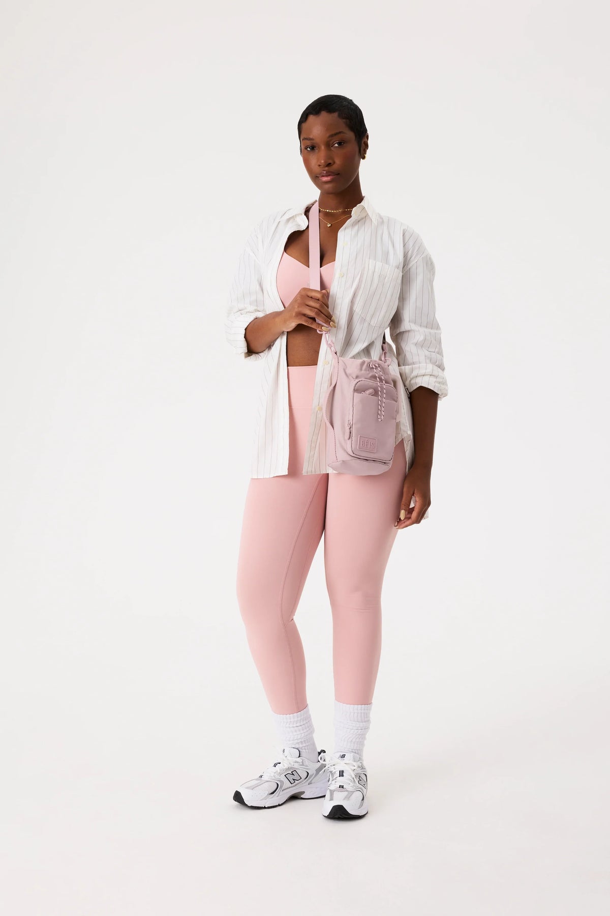 The Magnetic Water Bottle Sling in Atlas Pink