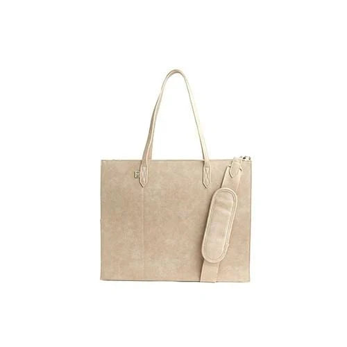 The Large Work Tote in Beige
