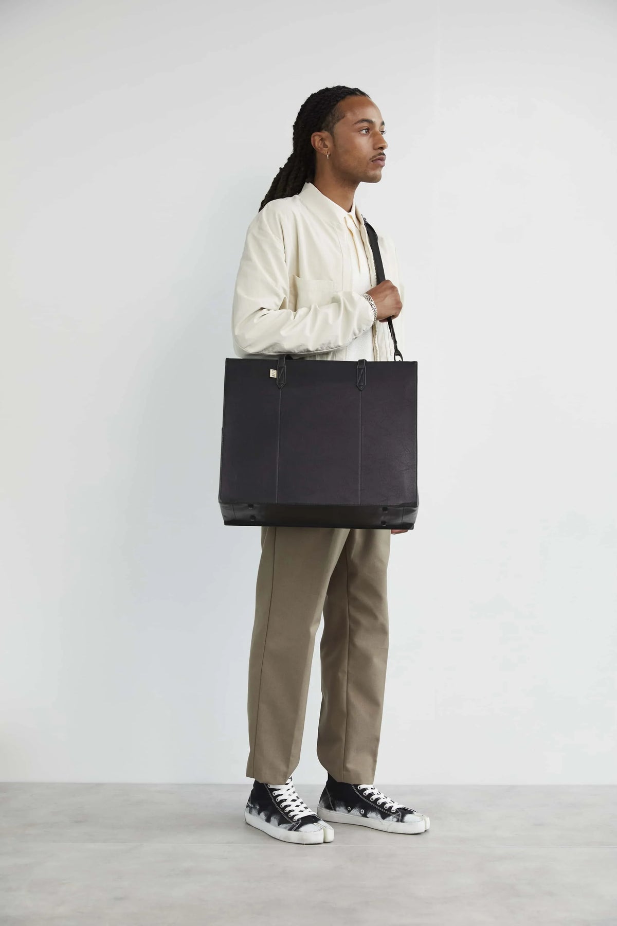 The Large Work Tote in Black