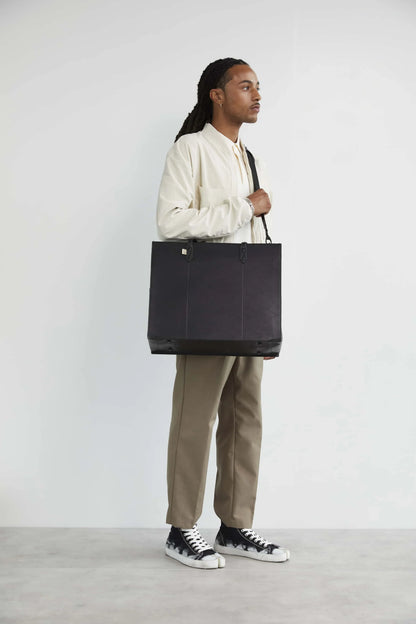 The Large Work Tote in Black