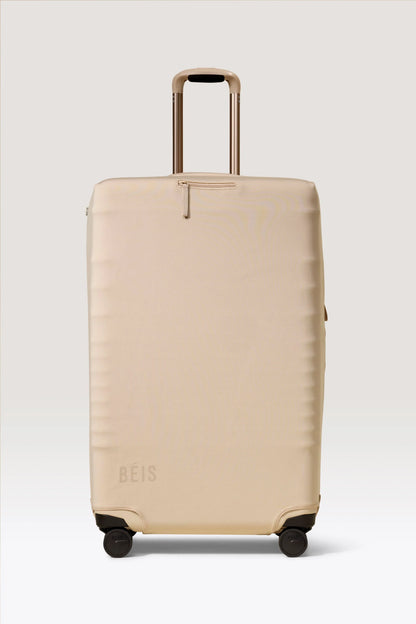 The Large Check-In Luggage Cover in Beige