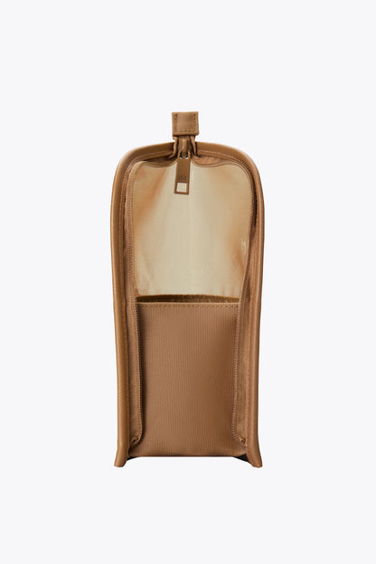 The Makeup Brush Pouch in Camel