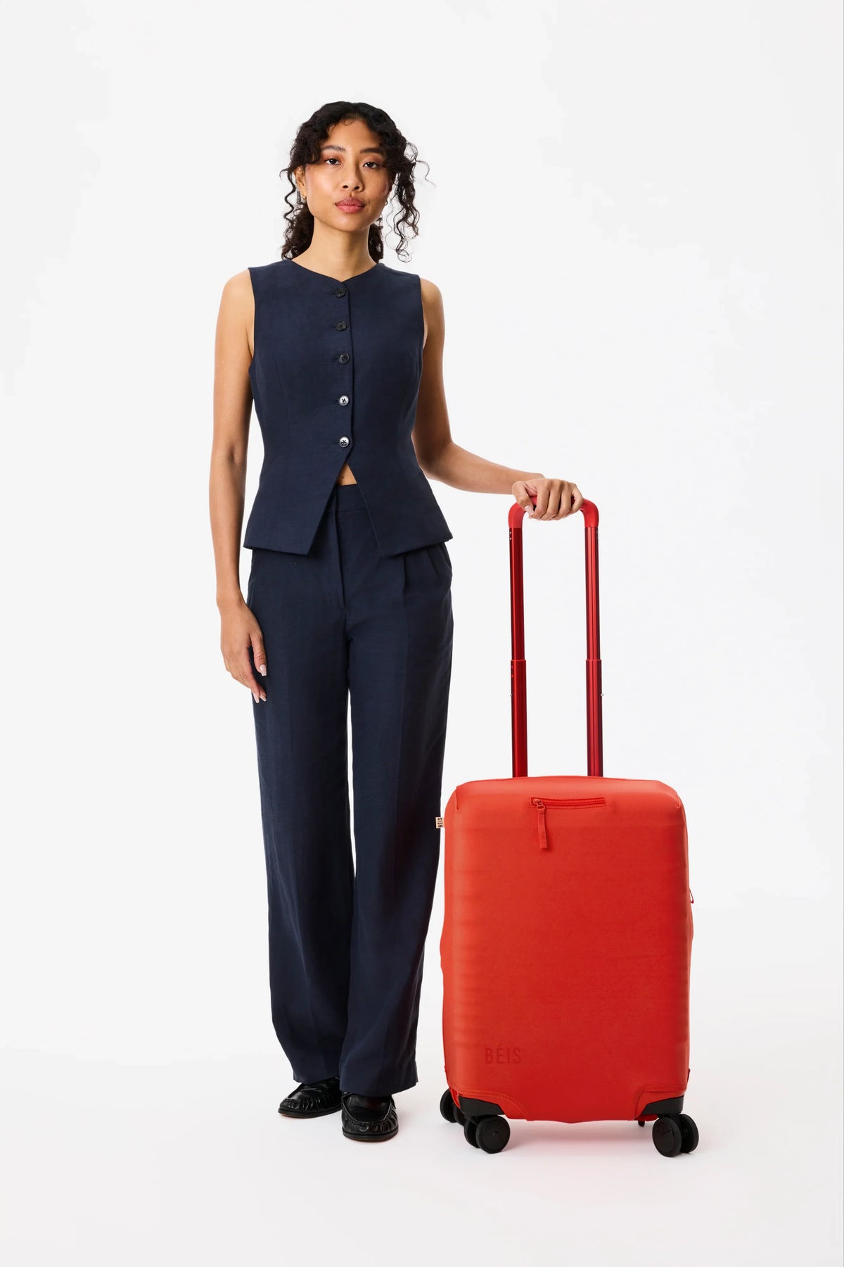 The Carry-On Luggage Cover in Flame