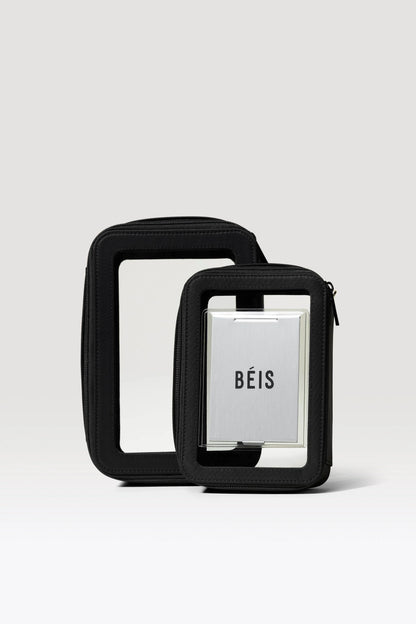 The In Flight Cosmetic Set in Black