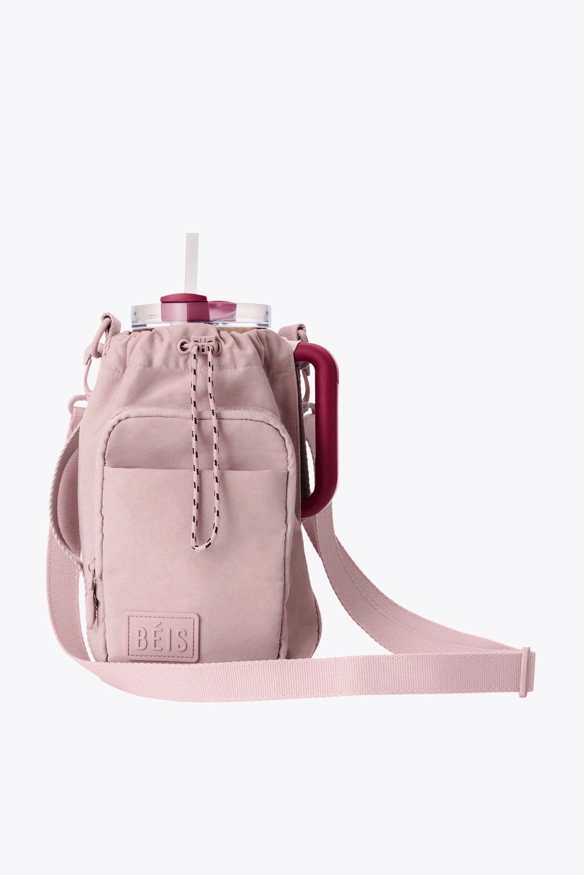 The Magnetic Water Bottle Sling in Atlas Pink