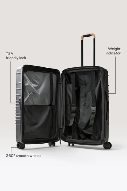 The Medium Check-In Roller in Black