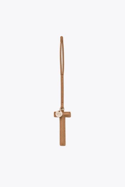 The Letter Charm in Camel