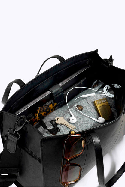 The Work Tote in Black