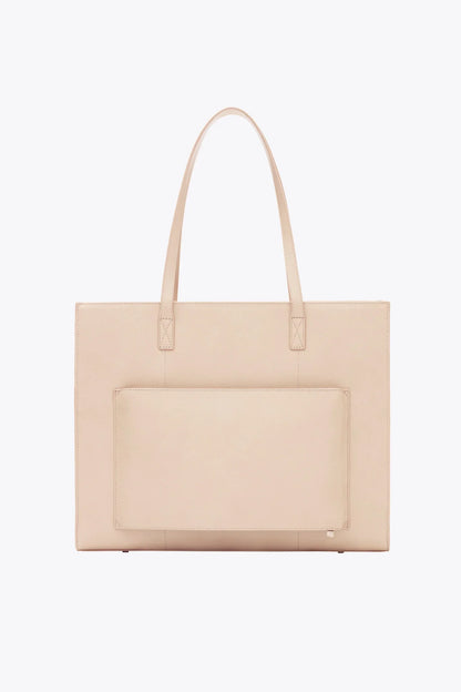 The Large Work Tote in Beige