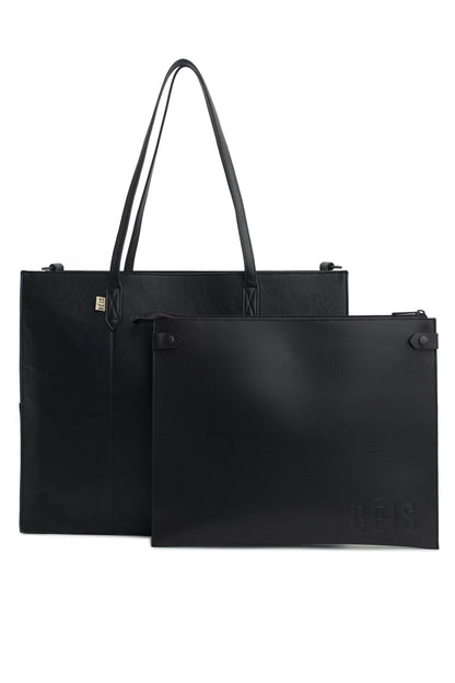 The Large Work Tote in Black