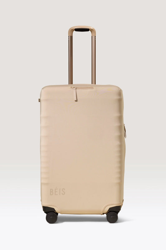 The Medium Check-In Luggage Cover in Beige