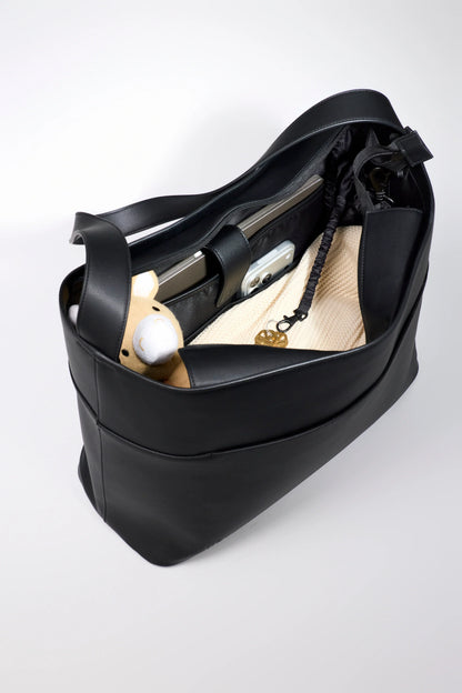 The Diaper Tote in Black