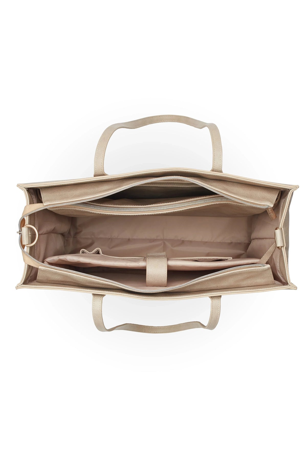 The Large Work Tote in Beige